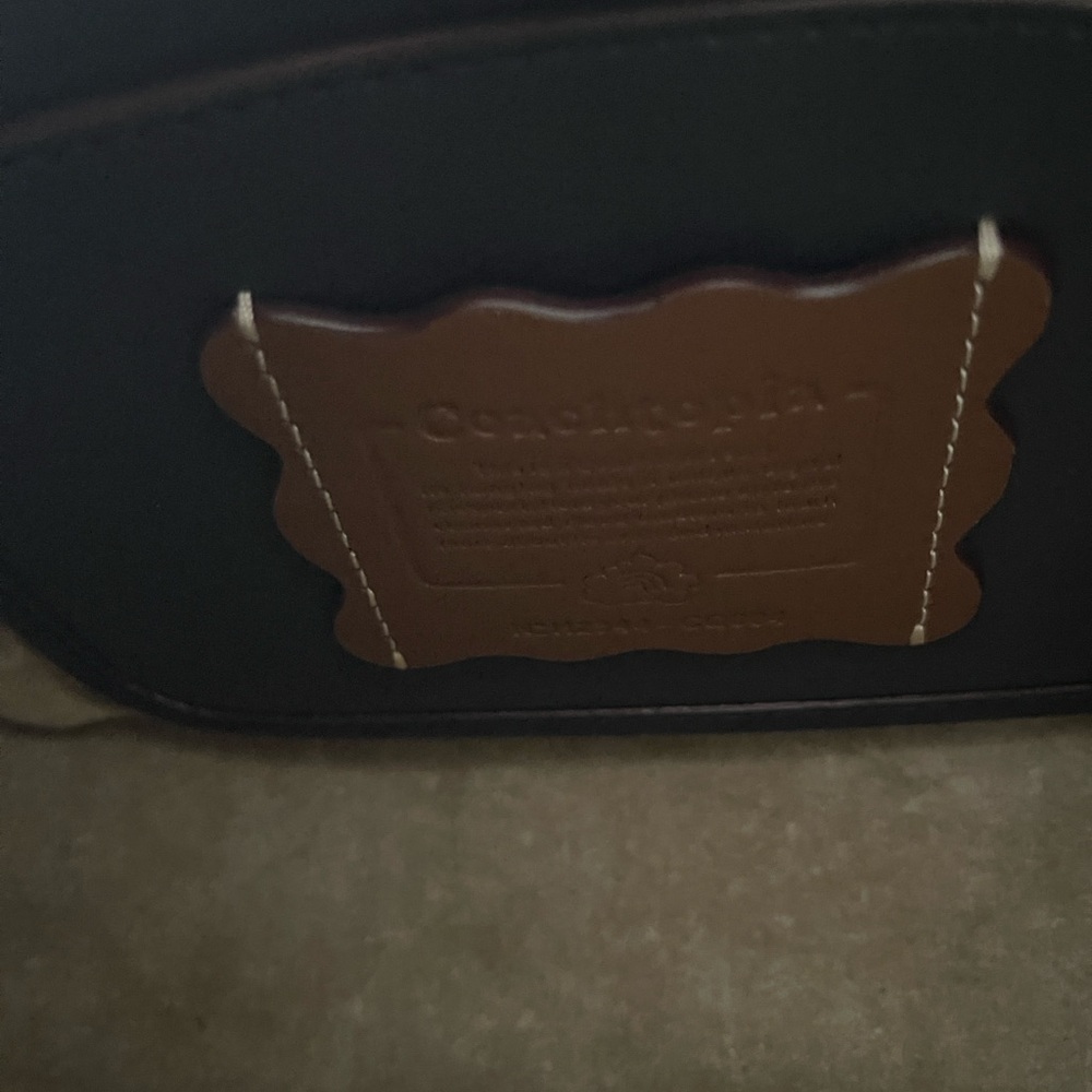 Coach Green and Blue Shoulder Bag - Picture 3 of 3